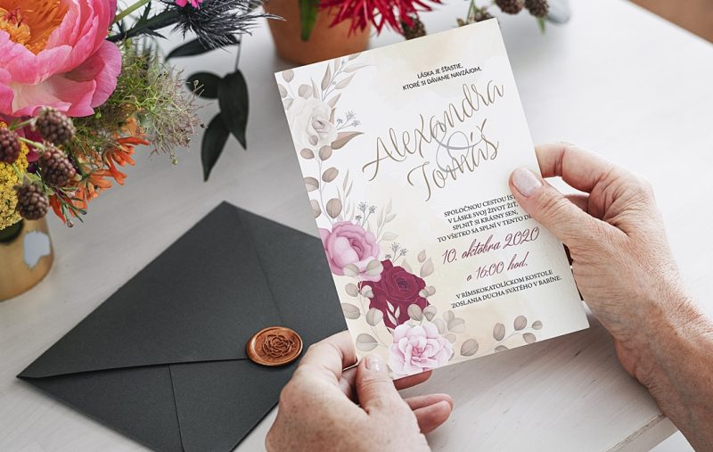 Svadobne oznámenie - Creative Design