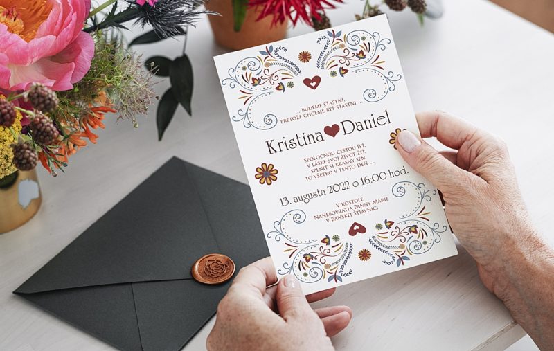Svadobne oznámenie - Creative Design