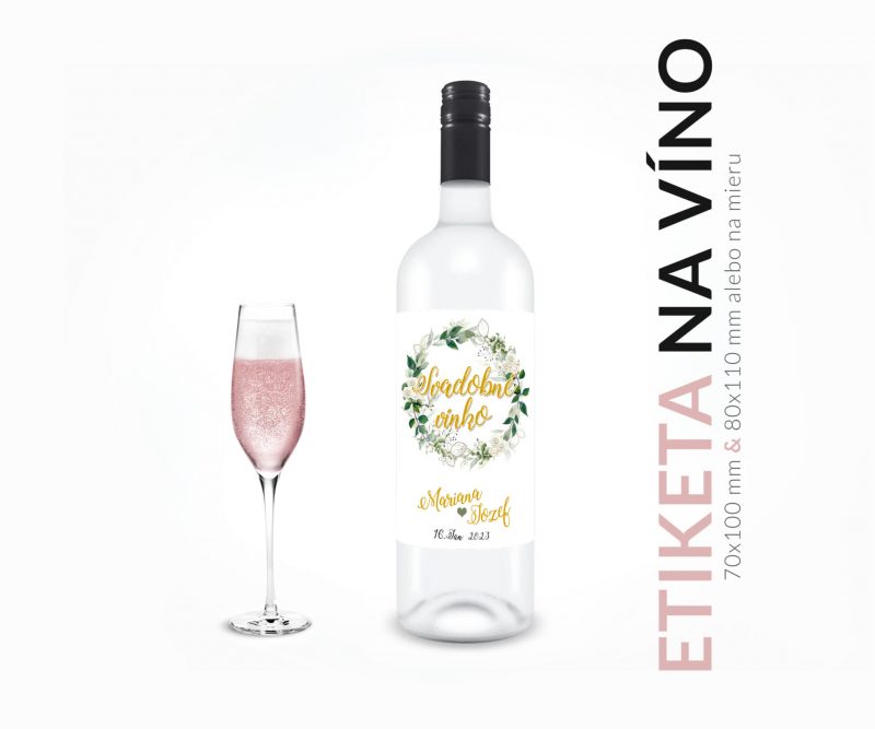 Etiketa na fľašu - Creative Design
